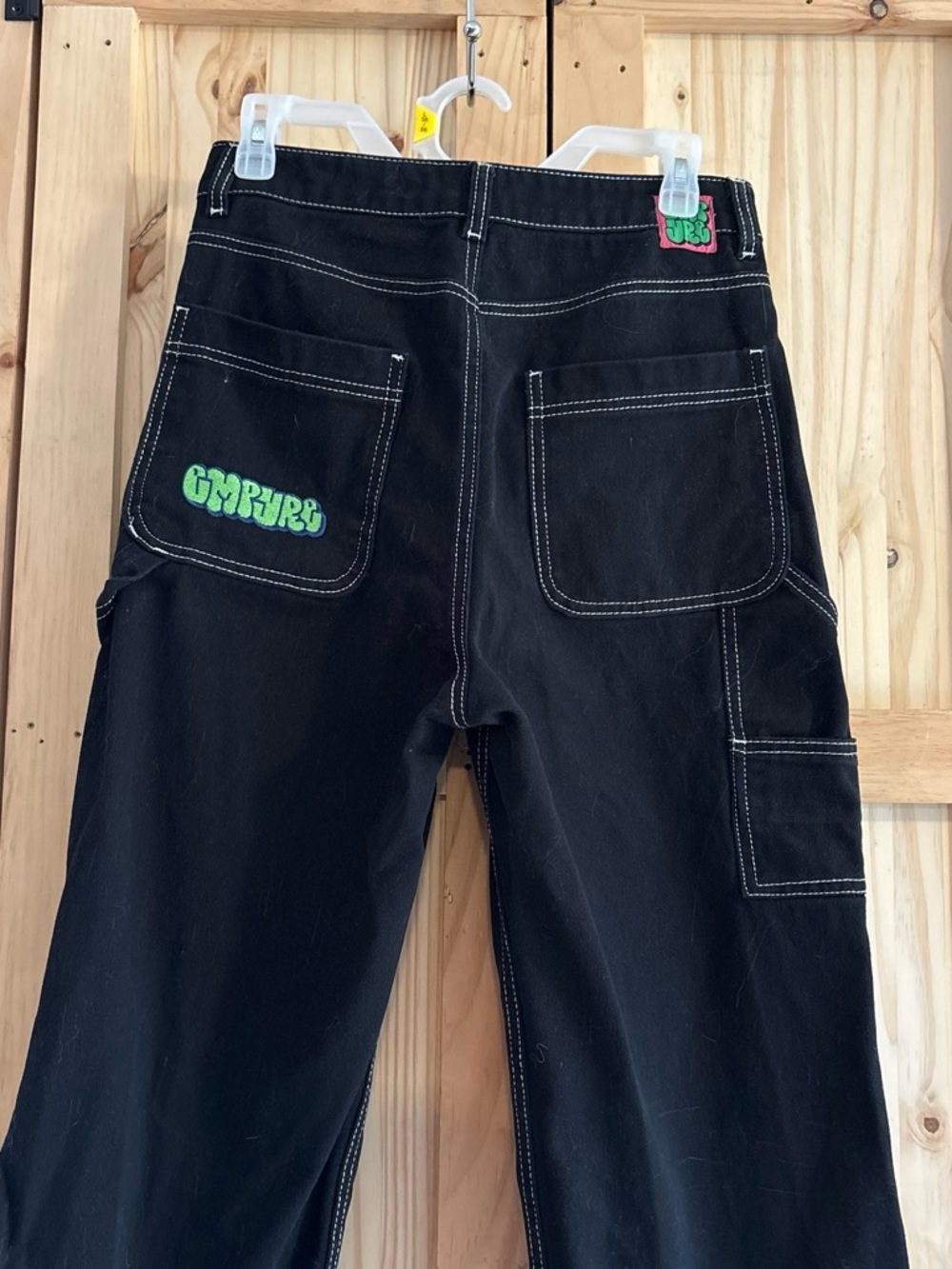 Empyre Black women’s black Jeans with White Contrast Stitching - Picture 4 of 4